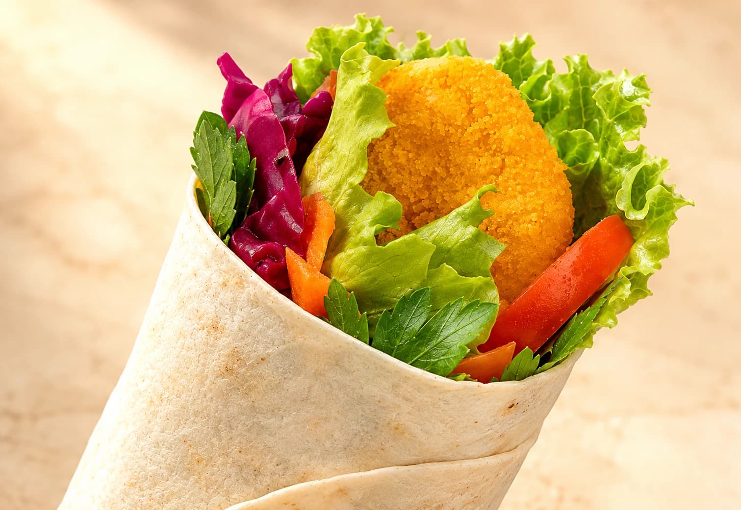 Nugget Wrap (Vegan)