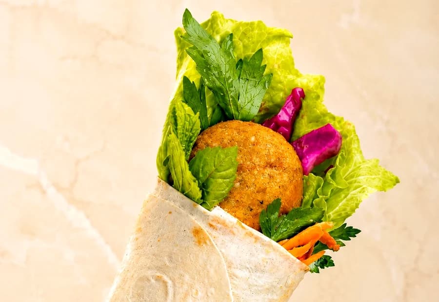 Gevulde Köfte Falafel Wrap